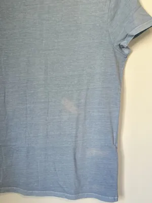 NWT Madewell Light Blue Essential Slim Tee in Lightweight Cotton - Size: Medium thumbnail 6
