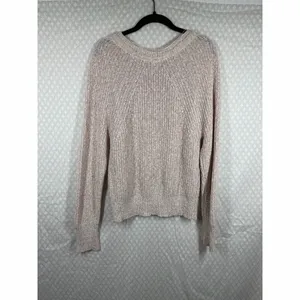 Free People Beige Electric City‎ Chunky Knit Sweater thumbnail 3
