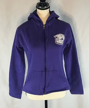 GTM Sportswear Kansas State Wildcats Full Zip Women’s Hooded Sweatshirt thumbnail 1