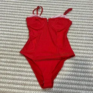 Beach Riot One Piece Lace Holly Jolly thumbnail 5