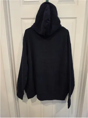 NWT Polo by Ralph Lauren Navy Big Pony Men’s Hoodie With Patchwork Size-XL thumbnail 3