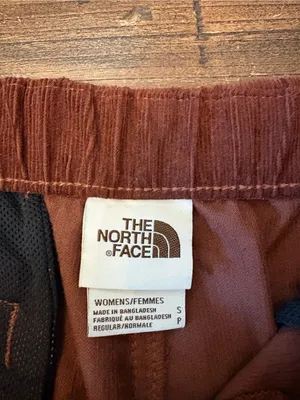 The North Face Corduroy Pants Womens Small Brown Belted Wide Leg thumbnail 8