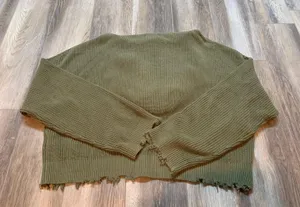 Reformation RtA Marvin Hoodie In Field Green thumbnail 6