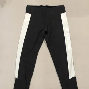 Pink Victoria’s Secret gray yoga pants thumbnail 3