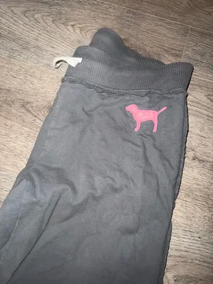 PINK Victoria’s Secret VINTAGE 2006 OG VS PINK Y2K CROPPED SWEATPANTS thumbnail 2