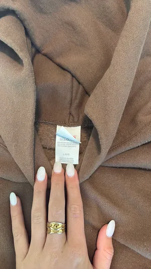 Worn in brown hoodie thumbnail 2