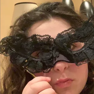 80s style face mask Black thumbnail 1