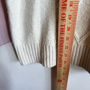Old‎ Navy Cable Knit Sweater Vest Retro Cottagecore Cozy Fisherman Cream XL thumbnail 5