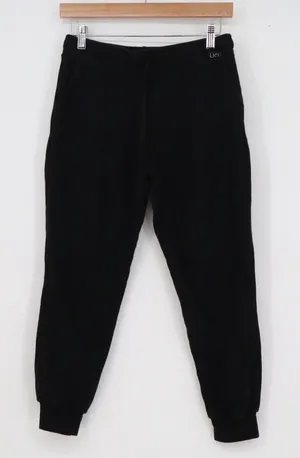 Lici Fit Womens Black Cotton Spandex Jogger Sweatpants Size Large Made in LA thumbnail 1