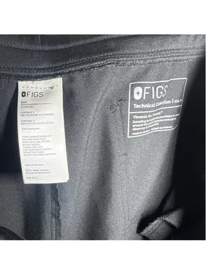 FIGS Zamora Jogger Scrub Pants XXL Black Grey 25” inseam thumbnail 4