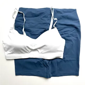 Gymshark Whitney Shorts & Balcony Peekaboo Sports Bra Set thumbnail 1