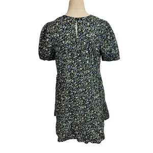 Hyacinth House Quinn Tiered Mini Dress in Black Floral Tuckernuck thumbnail 7