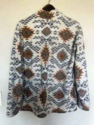 Rowm Fleece Quarter Zip White Size XL thumbnail 2
