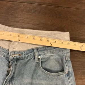 PTCL Ethikal Brand Wide Leg Baggy Jeans Light Wash Double Waistband Size 30 thumbnail 4