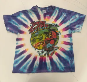 Delta 🌈 Vintage 2000 Jimmy Buffett Beach House Tour Tie Dye Tee 🌈 thumbnail 1