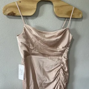Azazie x Kendall + Kylie Dress Size A14 English‎ Rose Cowl Stretch Satin Mermaid thumbnail 2