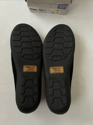 Natural Soul Black Suede Slip-On Loafers thumbnail 5