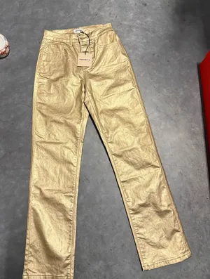 Super down gold jeans thumbnail 1