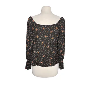 MADEWELL Women’s Kristie Sweetheart Black Floral 3/4 Sleeve Top thumbnail 5