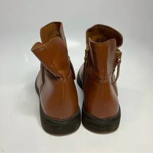 Franco Sarto Hallie ankle boots brown faux‎ leather size 9 thumbnail 5