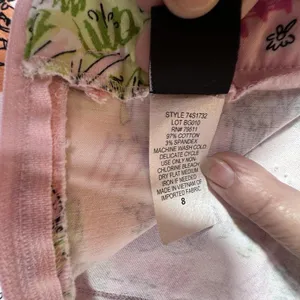 Dress Barn VTG Mini Skirt Skort Womens 8 Pink Unique Whimsical Golf Tennis 90s Y2K Artsy thumbnail 8