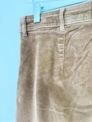 Everlane Corduroy Straight Leg Pants Women's 8 Tan Quiet Luxury thumbnail 6