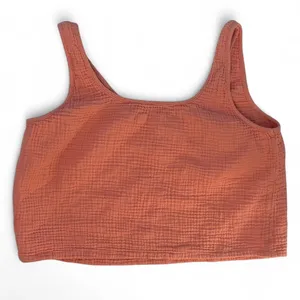 UGG Cinthia Coral Peach Cotton Gauze Crop Tank thumbnail 4