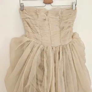 LAMARQUE Pixie Corset Dress in Light Beige Size XS Strapless Tulle Princess thumbnail 3