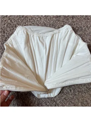 White Mesh Corset Top Size M thumbnail 4