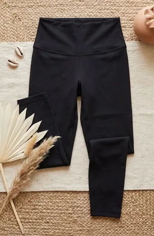 CHAMPION Women’s Black Absolute Eco High-Rise Leggings - Size S thumbnail 1