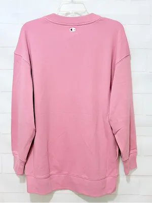 Champion Gameday Deep V Tunic French Terry Pullover Cosmic Pink Size XS NWT thumbnail 4