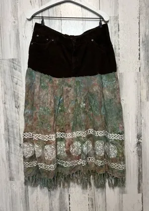 Midi maxi skirt Green Size 10 thumbnail 1