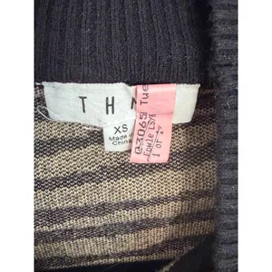 THML Knit Zebra‎ Print Mock Neck Sweater size xs thumbnail 2