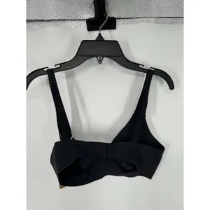 Skims Naked Plunge Bra Wireless Kim Kardashian Onyx Black Adjustable Size Medium thumbnail 2