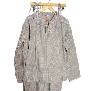 Free People Arlo Gingham Check 2 Piece Mini Dress Long Sleeve Shirt Co-Ord Set S thumbnail 4