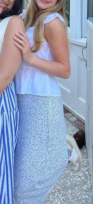 Skirt H&M Maxi Floral thumbnail 1