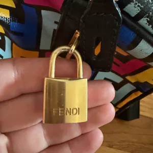 Fendi‎ Multicolor FF Zucca Boston Top Handle Satchel Bag with Lock & Keys thumbnail 5