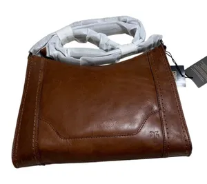 Frye Melissa Crossbody Purse Bag Brown Leather NWT thumbnail 1