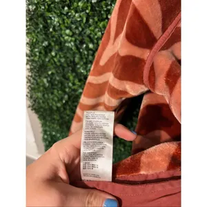 Anthropologie Margot Sherpa Reversible Zebra Print Red Coat Size Small thumbnail 6