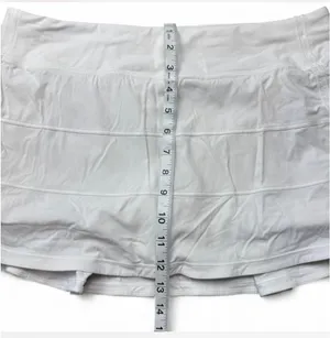 Lululemon Pace Rival Skirt White Size 10 thumbnail 7