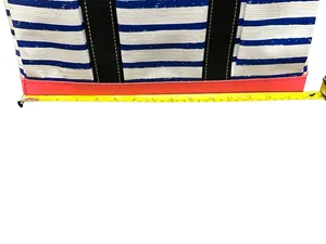 SCOUT blue and white striped utility tote bag thumbnail 4