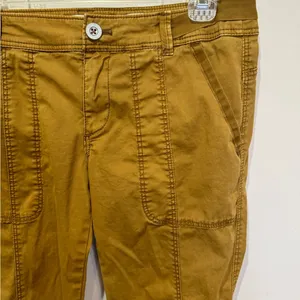 Anthropologie Hei‎ Hei Khaki Cotton Stretch Pants Size 26 thumbnail 2