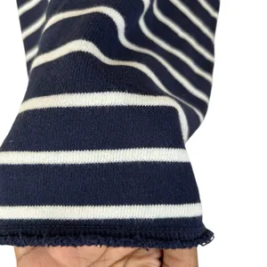 Aerie Womens Halter Neck French Terry Tank Top XS Blue/White Stripe Pullover thumbnail 9