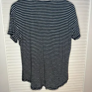 🖤Madewell Black and White Striped Fitted Short Sleeve T-Shirt thumbnail 5