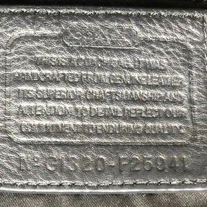 Coach Black Leather Purse thumbnail 5