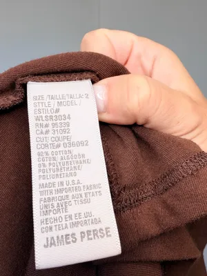 James Perse Brown V-Neck Short Sleeve Tee thumbnail 9