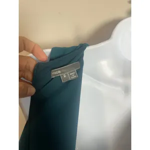 Vince Womens Teal Blue Sleeveless Shift Mini Dress Size 2‎ V1588-90389 thumbnail 7
