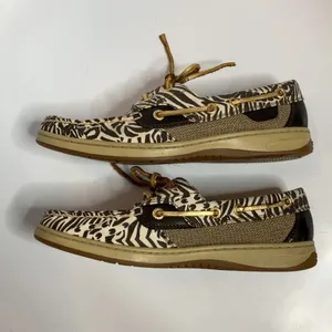 Sperry zebra‎ print loafers size 6.5 thumbnail 3