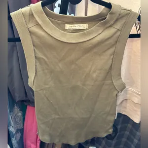 NWOT Free People We The Free Kate Tank - willow green - medium thumbnail 7