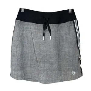 Foray Golf Core Tulip Skort Drawstring Waistband Gray Black Size‎ Small thumbnail 3